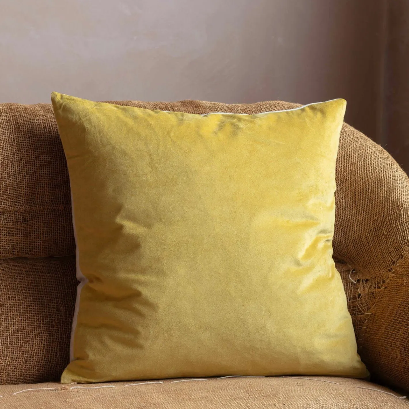 Graham & Green Sofa Cushions|Cushions<Large Velvet and Linen Backed Cushions