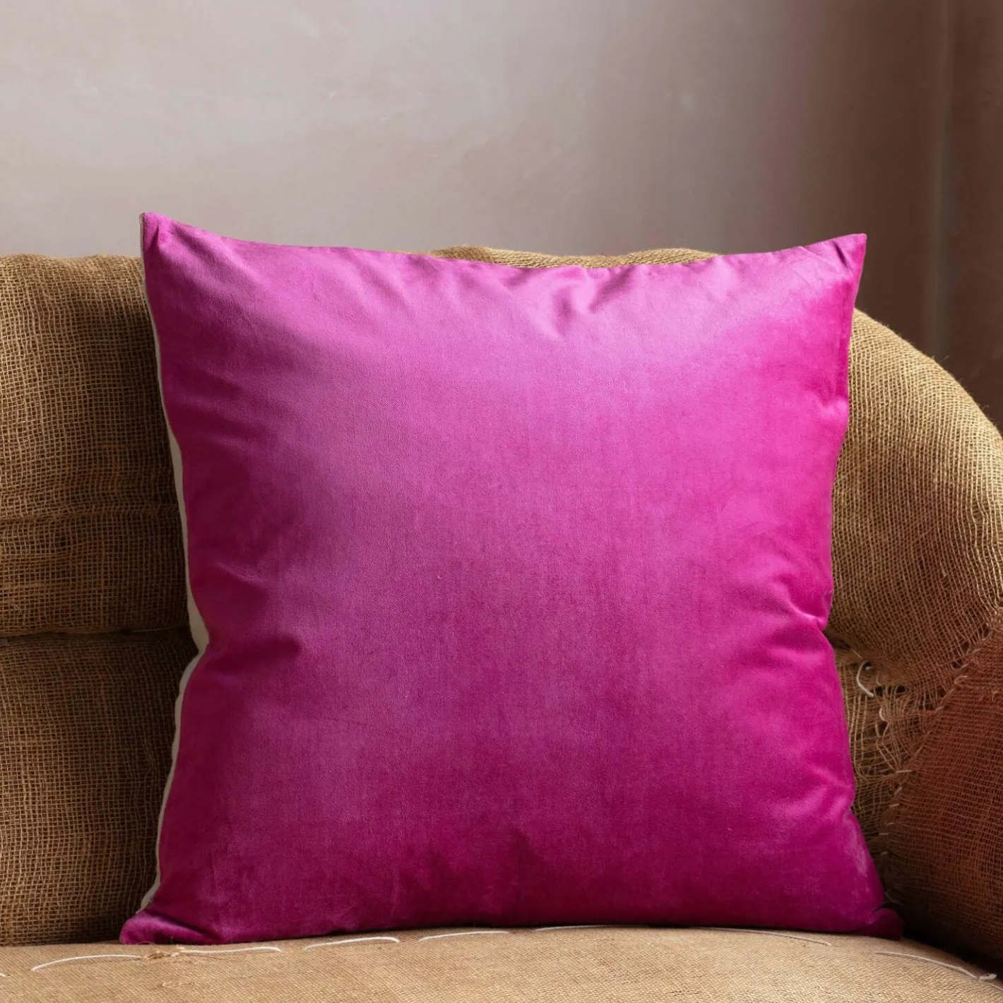 Graham & Green Sofa Cushions|Cushions<Large Velvet and Linen Backed Cushions