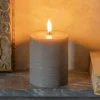 Graham & Green Led Candles|Led Candles<LED Pillar Candle Sandstone