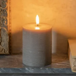 Graham & Green Led Candles|Led Candles<LED Pillar Candle Sandstone