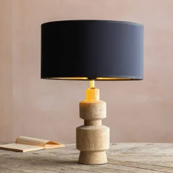 Graham & Green Table Lamps<Leigh Wooden Table Lamp