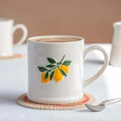 Graham & Green Tableware<Lemon Branch Motif Mug