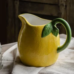Graham & Green Outdoor Dining|Jugs & Carafes<Lemon Ceramic Jug