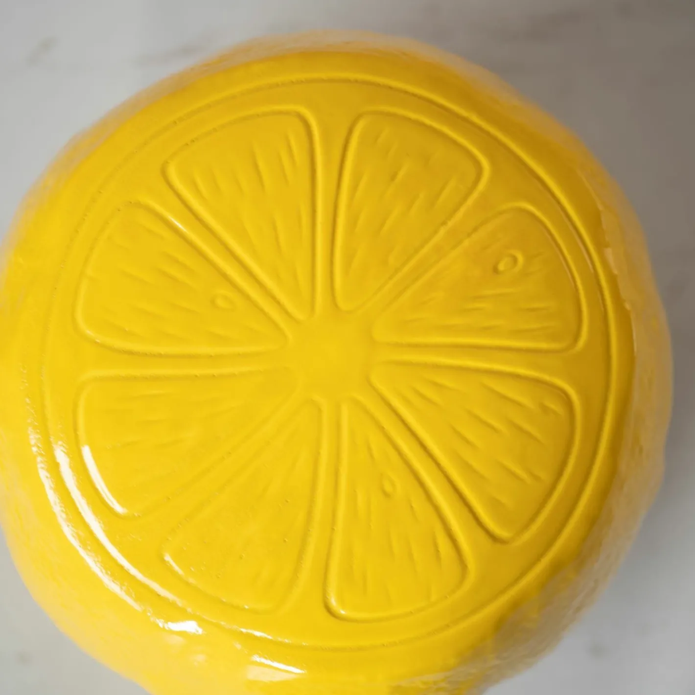Graham & Green Stools<Lemon Yellow Ceramic Stool