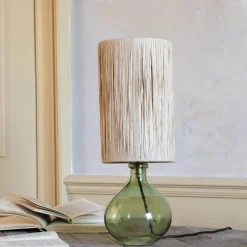 Graham & Green Table Lamps<Lennox Light Green Table Lamp with Shade