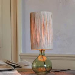 Graham & Green Table Lamps<Lennox Light Green Table Lamp with Shade