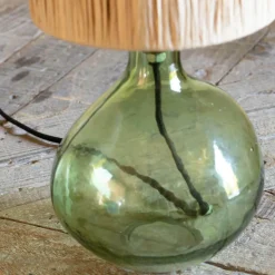 Graham & Green Table Lamps<Lennox Light Green Table Lamp with Shade