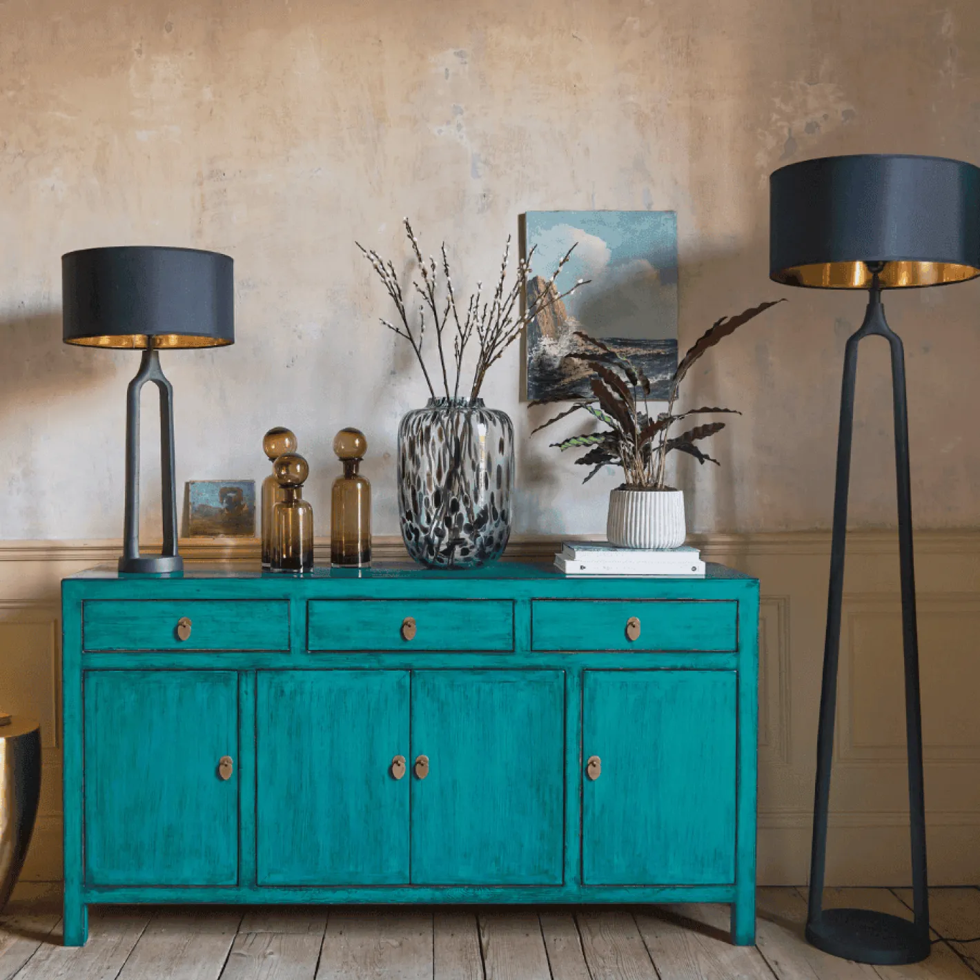Graham & Green Sideboards & Tv Stands<Leshan Four Door Three Drawer Sideboard