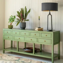 Graham & Green Sideboards & Tv Stands<Leshan Nine Drawer Jade Sideboard