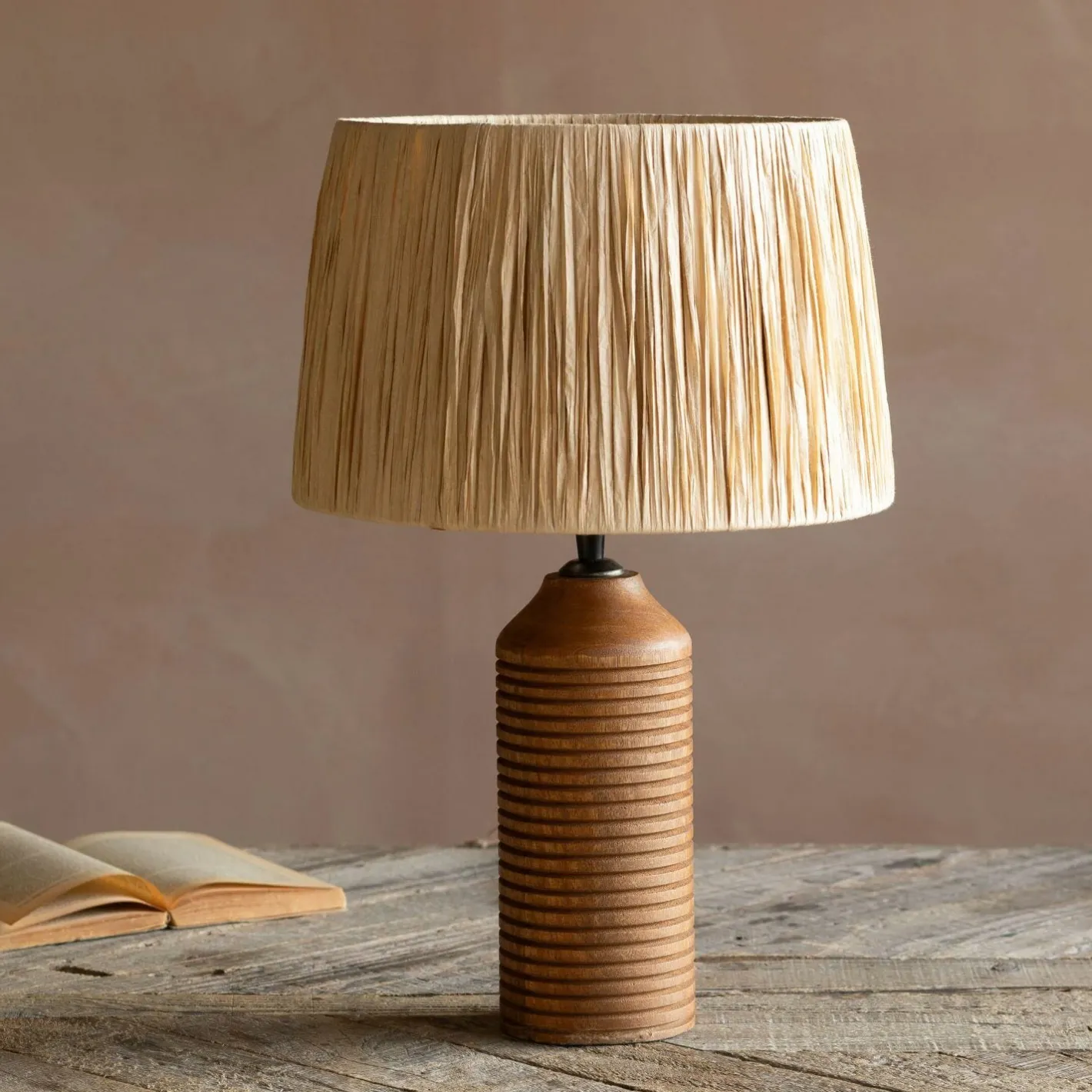 Graham & Green Table Lamps<Leya Wooden Table Lamp