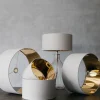 Graham & Green Lamp Shades<Light Grey Cotton Lamp Shades
