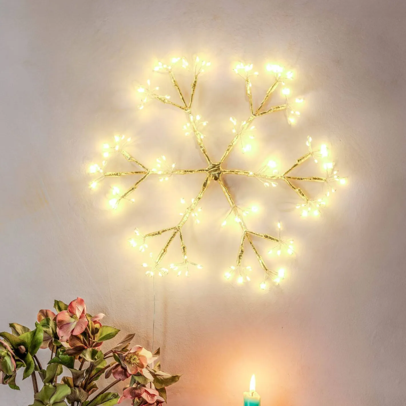 Graham & Green String Lights<Light Up Snowflake