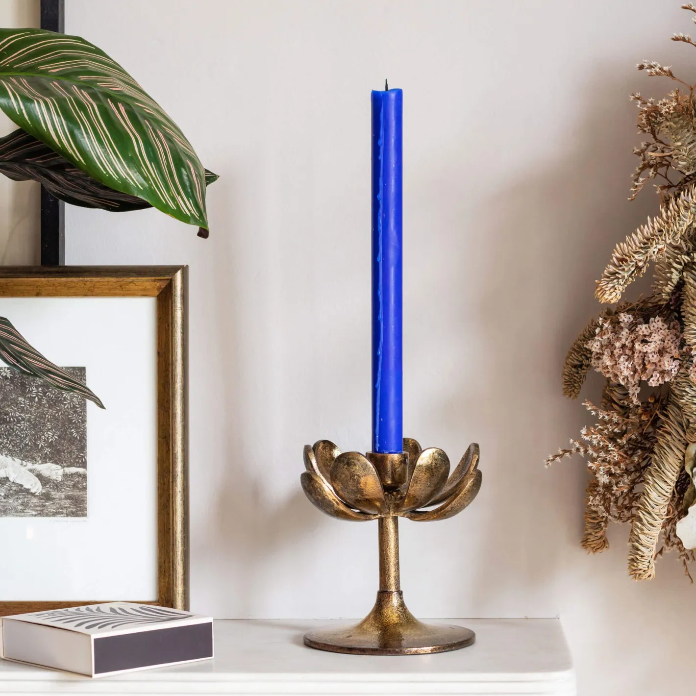 Graham & Green Candle Holders & Candles<Lotus Candle Holder