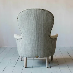 Graham & Green Armchairs<Louise Natural Linen Armchair