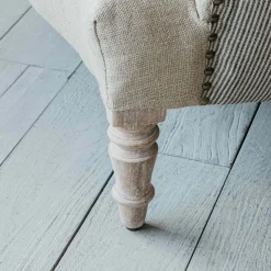 Graham & Green Armchairs<Louise Natural Linen Armchair