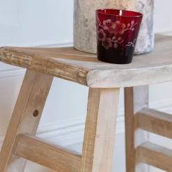 Graham & Green Stools|Side Tables<Low Fir Wooden Stool