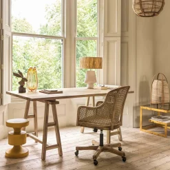 Graham & Green Desk Chairs<Lucien Wicker Office Chair