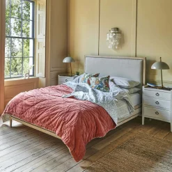Graham & Green Beds & Headboards<Luna Natural Linen King Size Bed