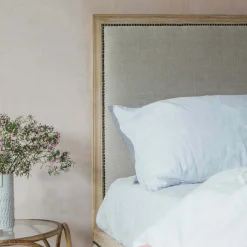 Graham & Green Beds & Headboards<Luna Natural Linen King Size Bed