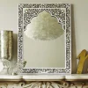 Graham & Green Overmantle Mirrors|Rectangular Mirrors<Mandir Grey Mother of Pearl Mirror