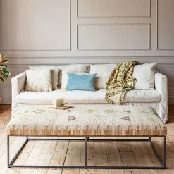 Graham & Green Benches & Ottomans|Ottomans & Benches<Mara Jute Rug Coffee Table