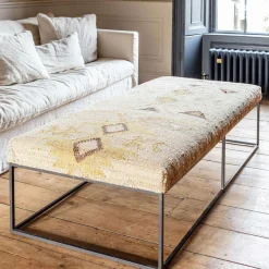 Graham & Green Benches & Ottomans|Ottomans & Benches<Mara Jute Rug Coffee Table
