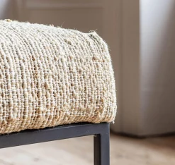Graham & Green Benches & Ottomans|Ottomans & Benches<Mara Jute Rug Coffee Table