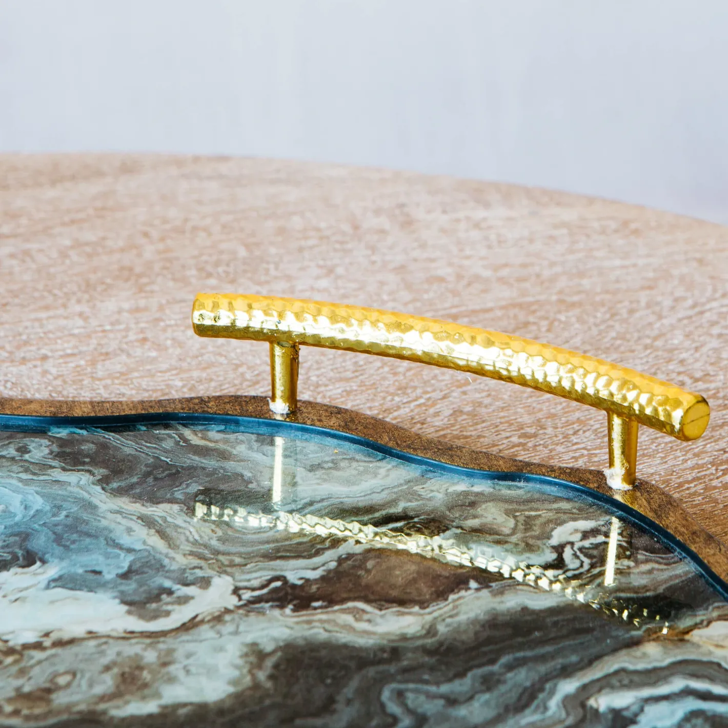 Graham & Green Outdoor Dining|Barware<Marble Effect Tray with Handles