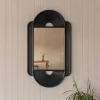 Graham & Green Overmantle Mirrors|Wall Mirrors<Margot Black Wooden Carved Mirror