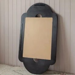 Graham & Green Overmantle Mirrors|Wall Mirrors<Margot Black Wooden Carved Mirror