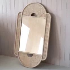 Graham & Green Overmantle Mirrors|Wall Mirrors<Margot Natural Wooden Wall Mirror