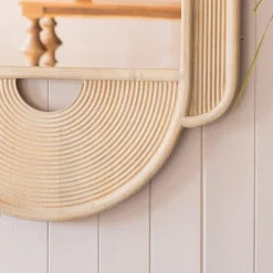 Graham & Green Overmantle Mirrors|Wall Mirrors<Margot Natural Wooden Wall Mirror