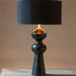 Graham & Green Table Lamps<Marino Black Table Lamp