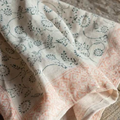 Graham & Green Table Cloths & Napkins|Table Cloths & Napkins<Matilde Linen Block Printed Napkin