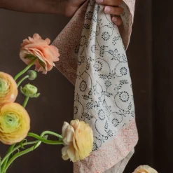 Graham & Green Table Cloths & Napkins|Table Cloths & Napkins<Matilde Linen Block Printed Napkin
