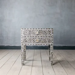 Graham & Green Bedside Tables<Maxi Grey Mother of Pearl Bedside Table