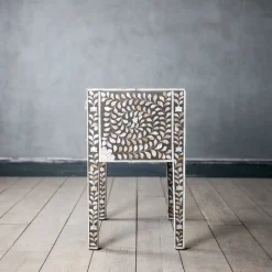 Graham & Green Bedside Tables<Maxi Grey Mother of Pearl Bedside Table
