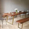 Graham & Green Dining Tables<Max 6 Seater Brass Dining Table