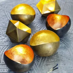 Graham & Green Candle Holders & Candles<Metal Tea Light Holders