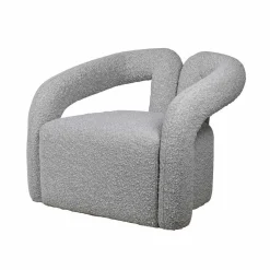 Graham & Green Armchairs<Mika Grey Bouclé Armchair