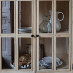 Graham & Green Cabinets & Cupboards<Mimosa Four Door Glass Cupboard