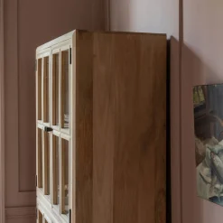 Graham & Green Cabinets & Cupboards<Mimosa Four Door Glass Cupboard