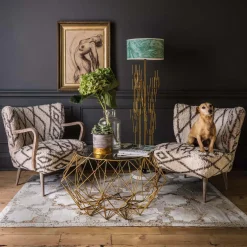 Graham & Green Cocktail Chairs<Mina Printed Chair