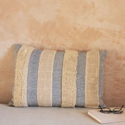 Graham & Green Sofa Cushions|Cushions<Misty Blue and White Striped Cushions