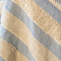 Graham & Green Sofa Throws|Throws & Blankets<Misty Blue and White Striped Throw