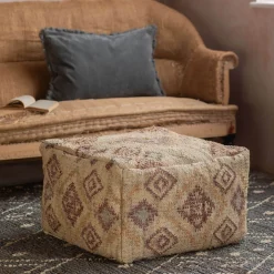 Graham & Green Pouffes & Beanbags|Pouffes & Bean Bags<Moira Jute Pouffe
