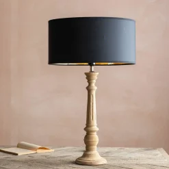 Graham & Green Table Lamps<Morley Wooden Table Lamp