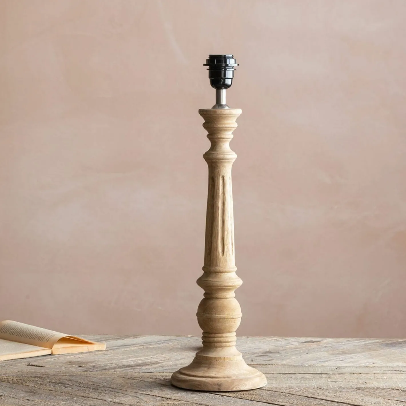 Graham & Green Table Lamps<Morley Wooden Table Lamp