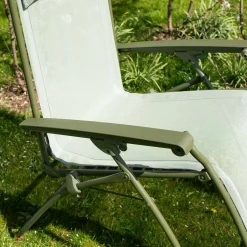 Graham & Green Garden Chairs & Sofas|Garden Chairs & Sofas<Moss Green Reclining Garden Chair