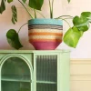 Graham & Green Vases & Plant Pots|Household Storage<Multicoloured Stripe Basket